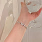 Japan Korea Star Moon armband för kvinnor flickor mode rosa kristall pärla kedja armband grossist designer smycken festgåva
